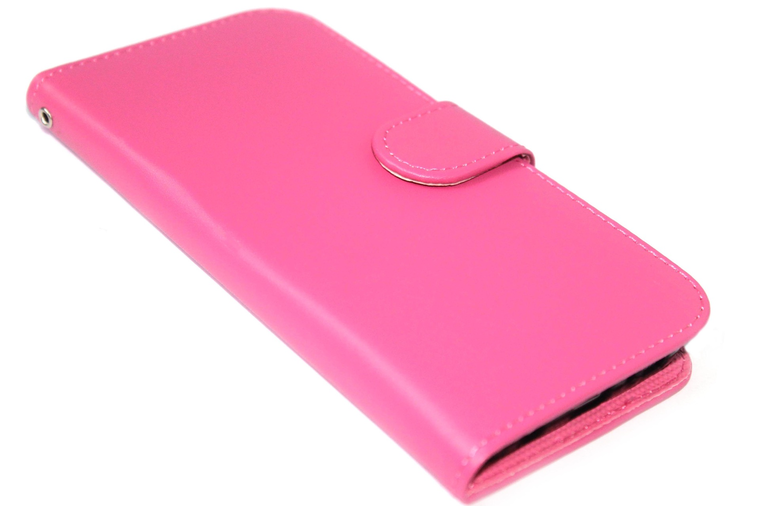 leef ermee atoom verrassing Kunstleren hoesje roze Samsung Galaxy S7 Edge - Origineletelefoonhoesjes.nl