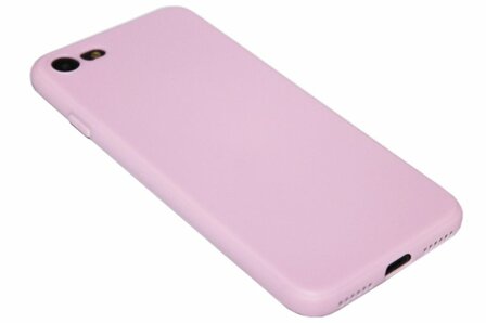 mate Fluisteren Toerist Roze siliconen hoesje iPhone 8 Plus/ 7 Plus - Origineletelefoonhoesjes.nl