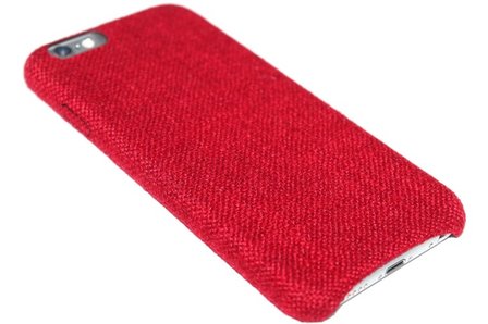 Rood stoffen hoesje iPhone 6(S) Plus -