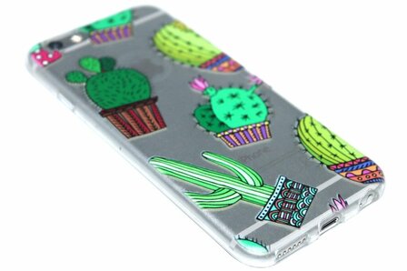 Cactussen hoesje siliconen iPhone 6(S) Plus