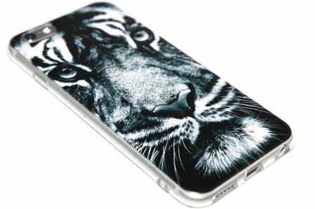 Tijger hoesje siliconen iPhone 6 (S) Plus