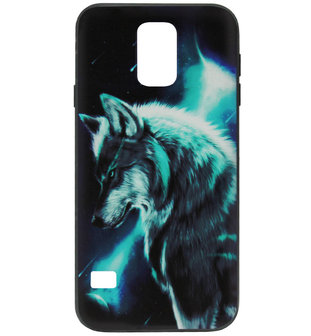 omzeilen Toegangsprijs Ongeldig ADEL Siliconen Back Cover Softcase Hoesje voor Samsung Galaxy S5 (Plus)/ S5  Neo - Wolf Blauw - Origineletelefoonhoesjes.nl