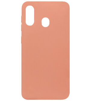 ADEL Siliconen Back Cover Softcase Hoesje voor Samsung Galaxy A40 - Oranje -