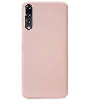 gedragen Broer Jong ADEL Premium Siliconen Back Cover Softcase Hoesje voor Huawei P20 Pro -  Lichtroze - Origineletelefoonhoesjes.nl