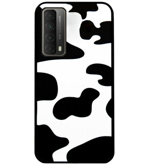 ADEL Siliconen Back Cover Softcase Hoesje voor Huawei P Smart 2021 - Koeienhuid