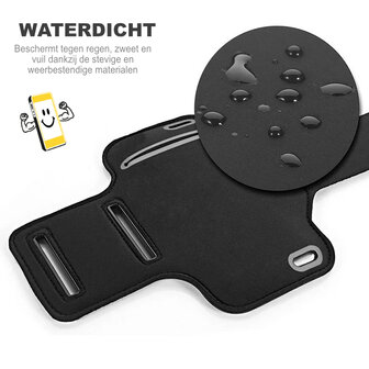 Hardloop Telefoonhouder Waterdicht Universeel voor Smartphone - Sportarmband - Geschikt voor iPhone, LG, Huawei, HTC, Motorola, Google Pixel, Samsung, Honor, Lenovo en Xiaomi - Roze