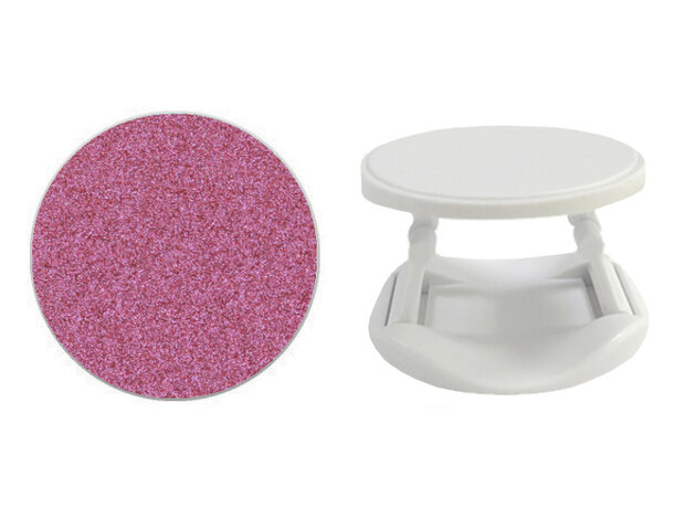 ADEL Uittrekbare Telefoonbutton Telefoonhouder Grip Kunststof Universeel - Bling Bling Glitter Roze