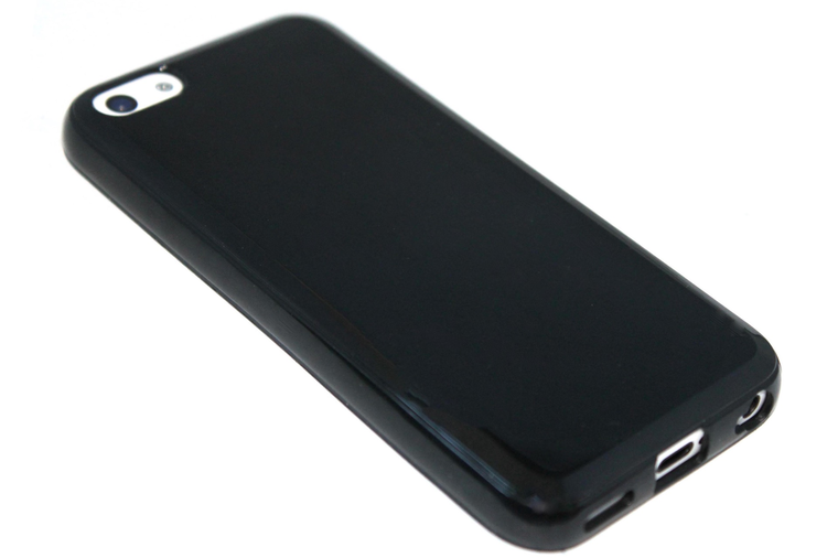 Factureerbaar onderpand weigeren Siliconen hoesje zwart iPhone 5C - Origineletelefoonhoesjes.nl