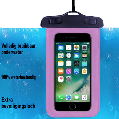 wit ik heb honger timer ADEL Waterdicht PVC Onderwater hoesje voor iPhone 8 Plus - Roze -  Origineletelefoonhoesjes.nl