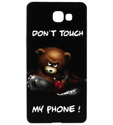 ADEL Siliconen Back Cover Softcase Hoesje voor Samsung Galaxy A5 (2017) - Don't Touch My Phone Beer