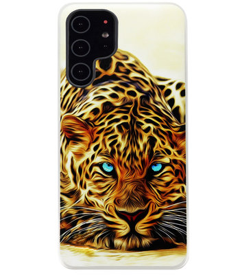 ADEL Siliconen Back Cover Softcase Hoesje voor Samsung Galaxy S22 - Tijger